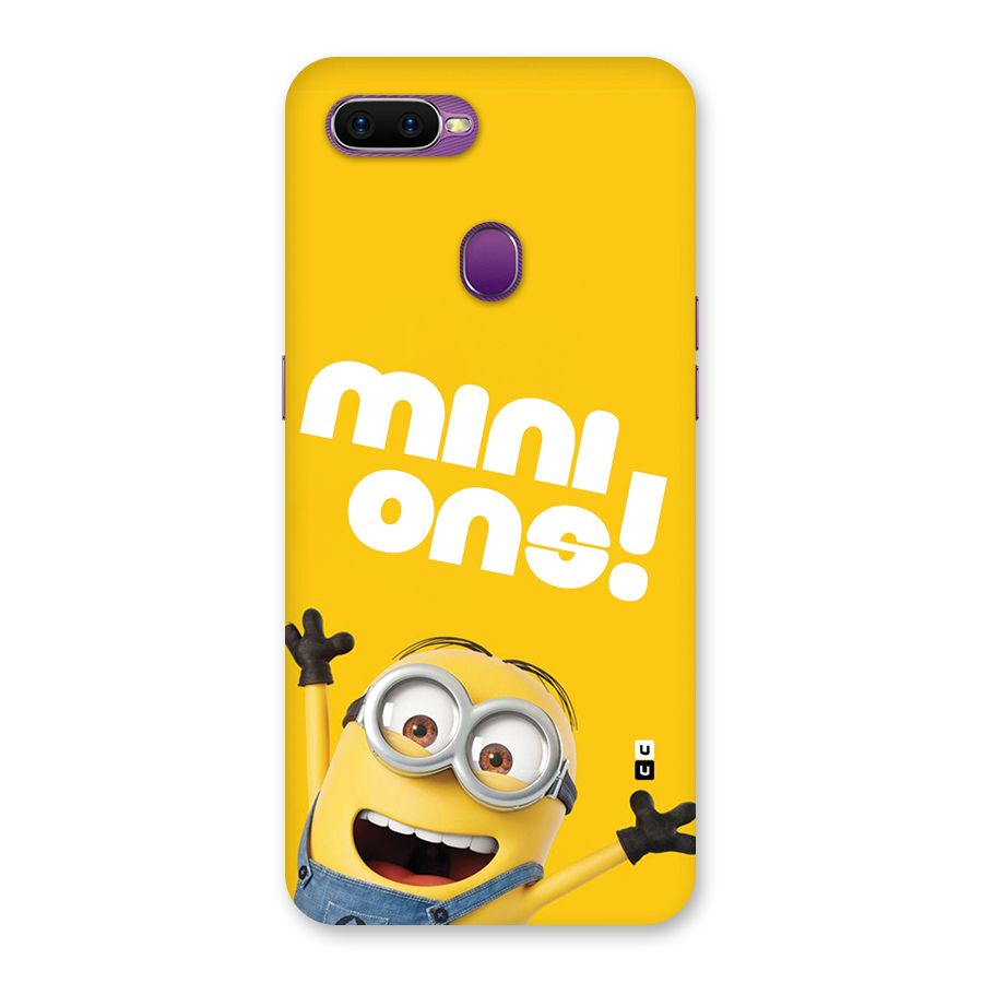 Happy Minion Back Case for Oppo F9