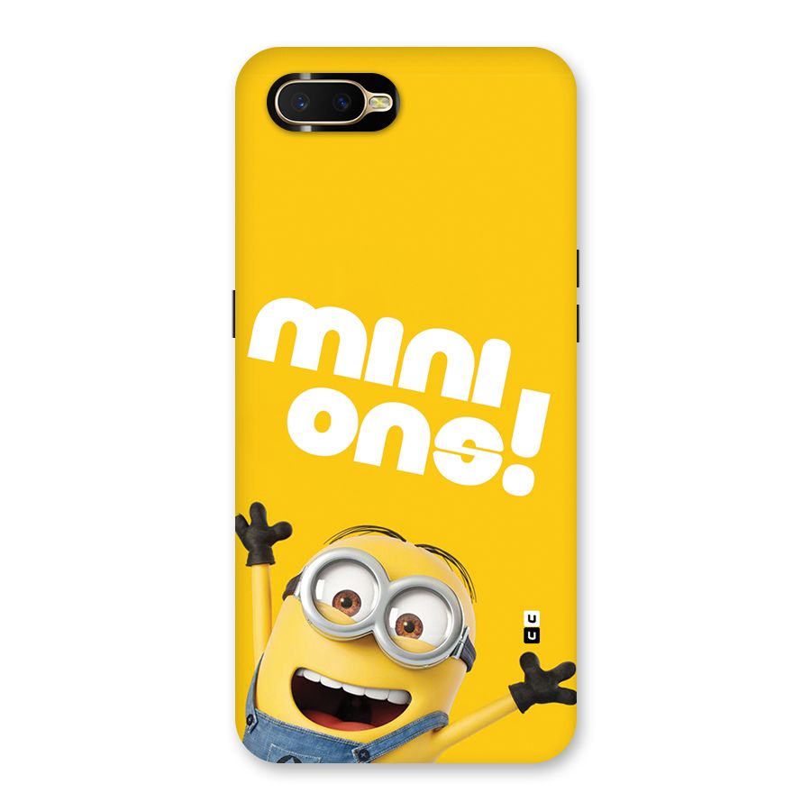 Happy Minion Back Case for Oppo K1
