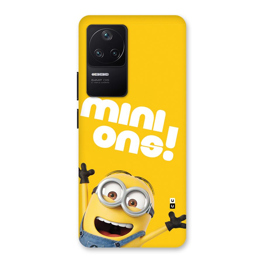 Happy Minion Back Case for Poco F4 5G