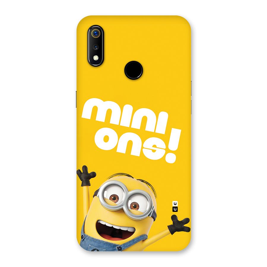 Happy Minion Back Case for Realme 3