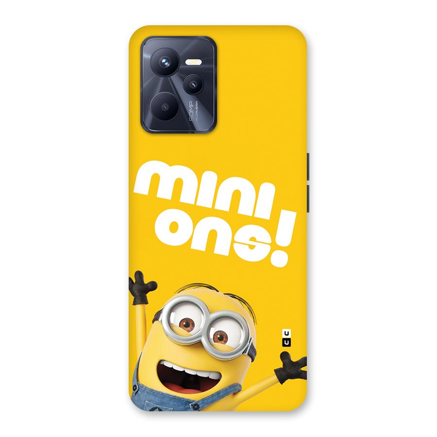 Happy Minion Back Case for Realme C35