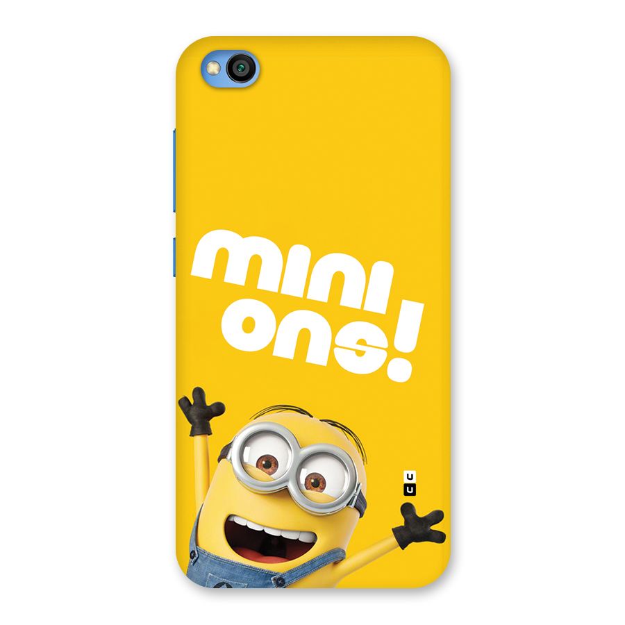 Happy Minion Back Case for Redmi Go