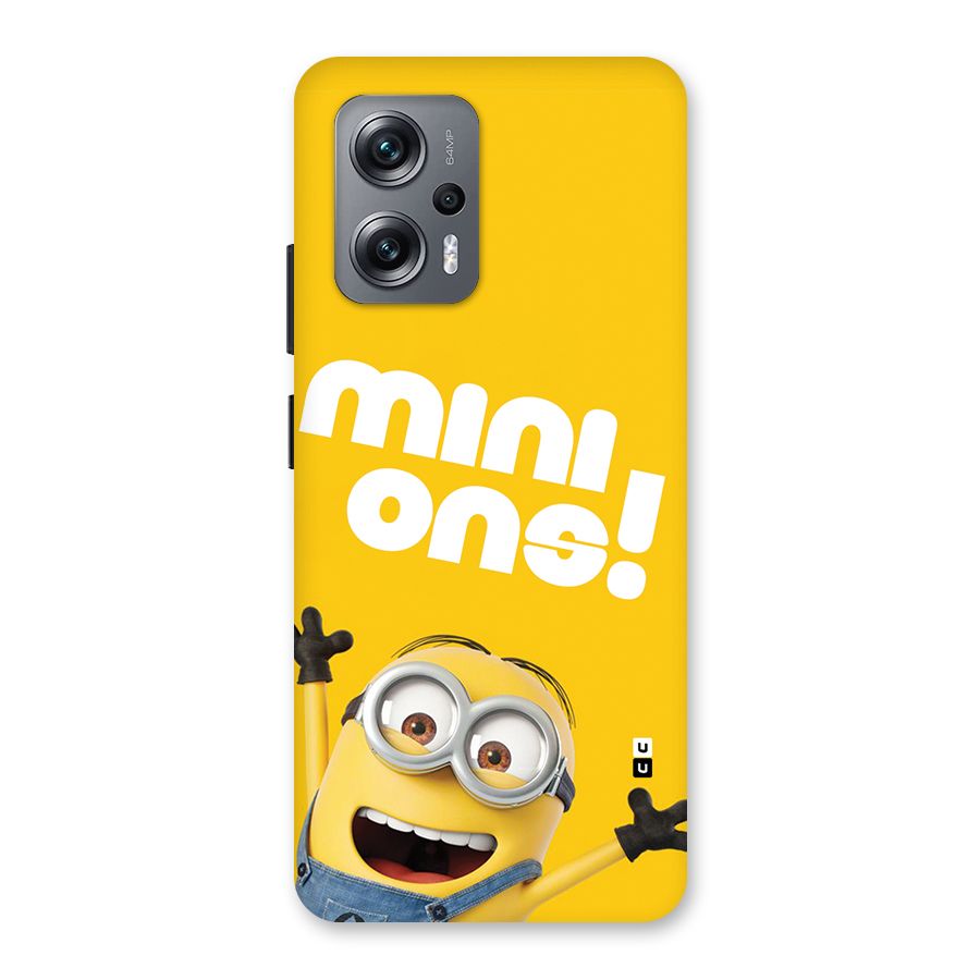 Happy Minion Back Case for Redmi K50i