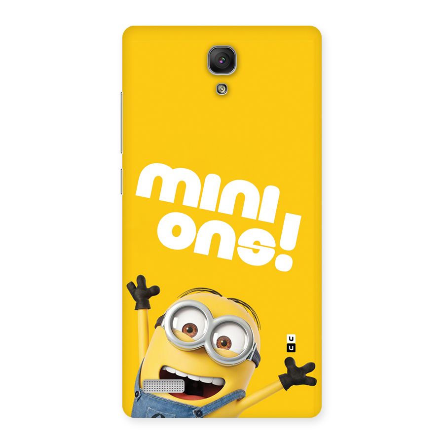 Happy Minion Back Case for Redmi Note