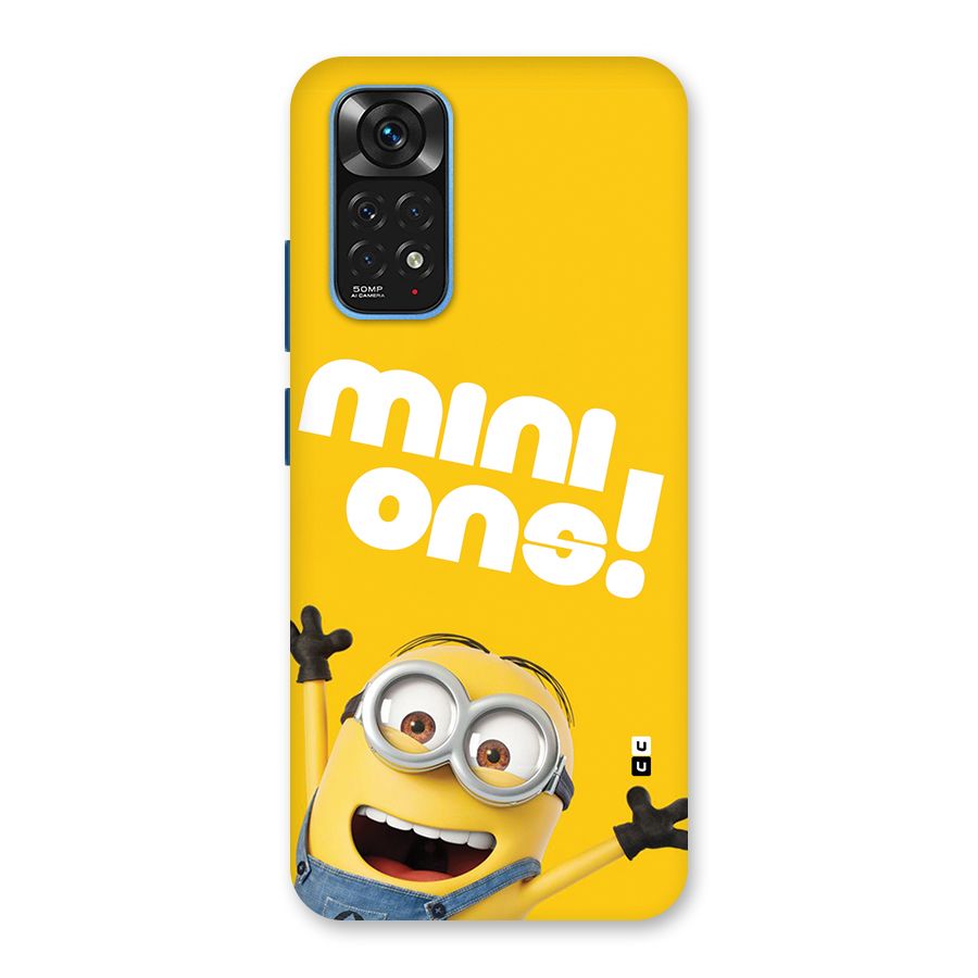 Happy Minion Back Case for Redmi Note 11S