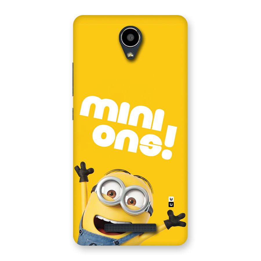 Happy Minion Back Case for Redmi Note 2