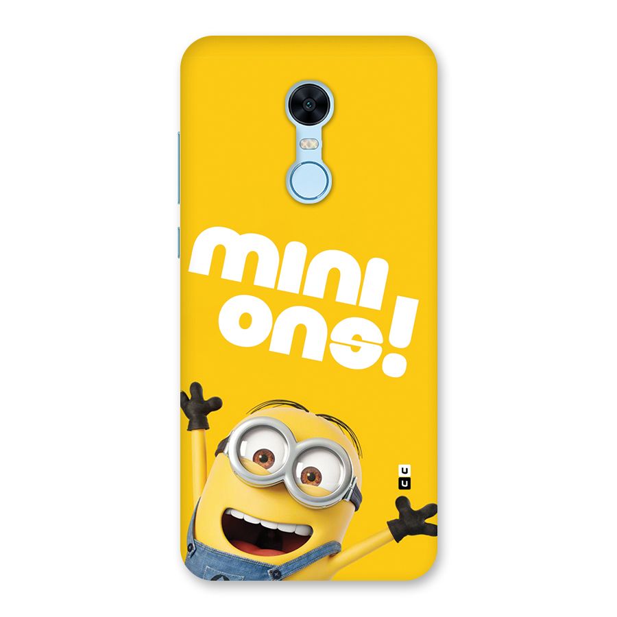 Happy Minion Back Case for Redmi Note 5