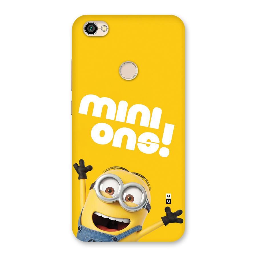 Happy Minion Back Case for Redmi Y1 2017