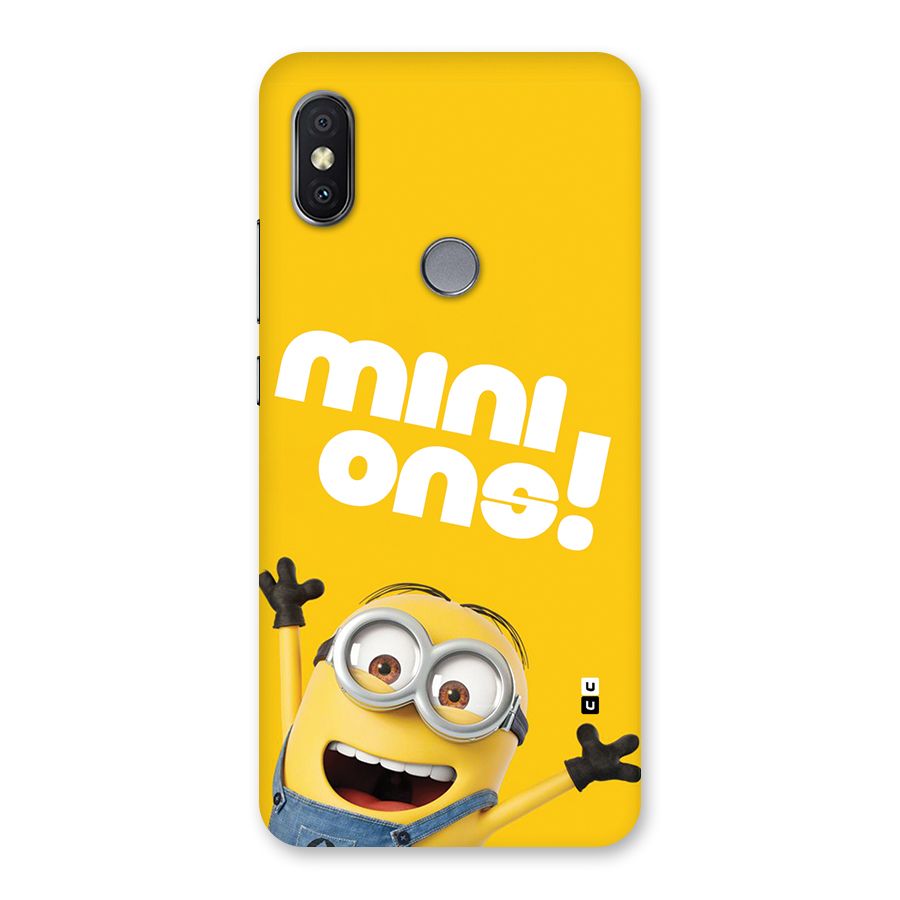 Happy Minion Back Case for Redmi Y2