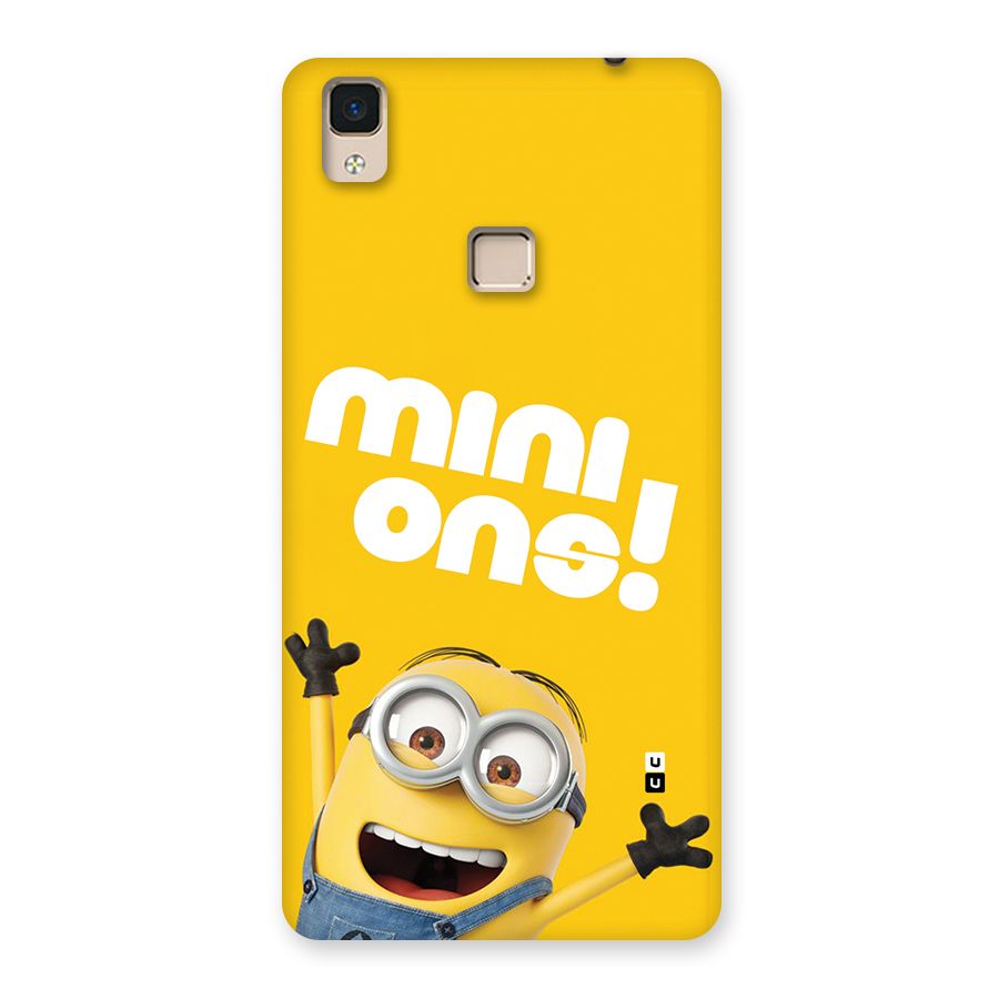 Happy Minion Back Case for V3 Max