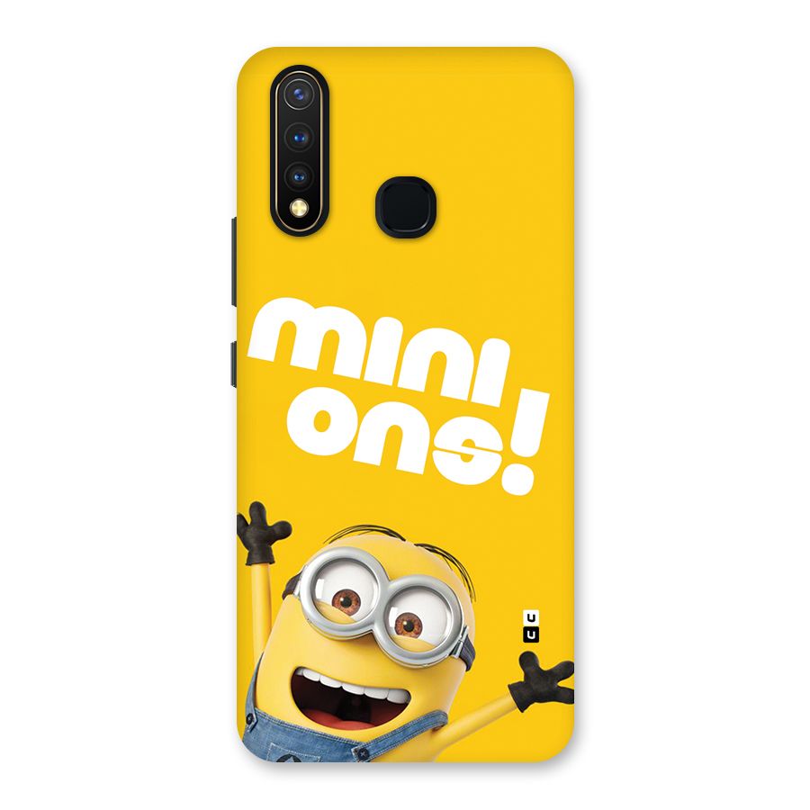 Happy Minion Back Case for Vivo U20