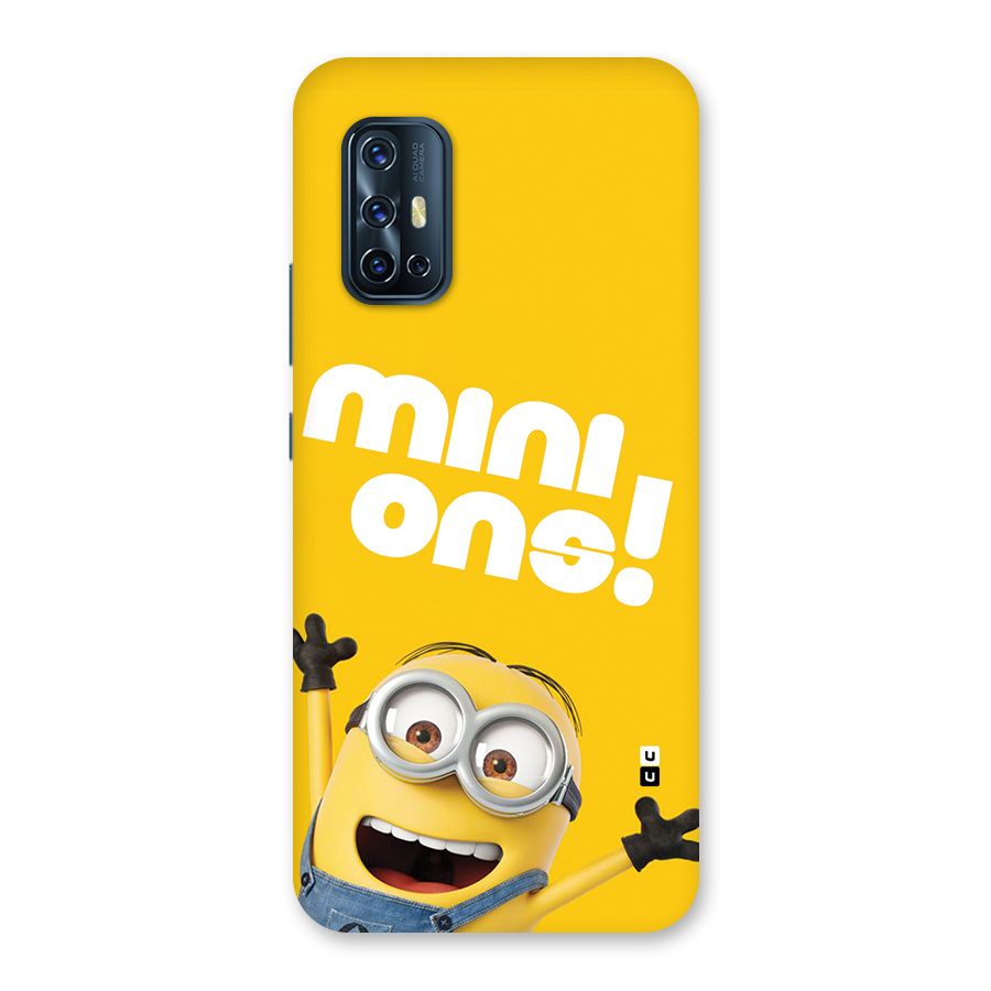 Happy Minion Back Case for Vivo V17