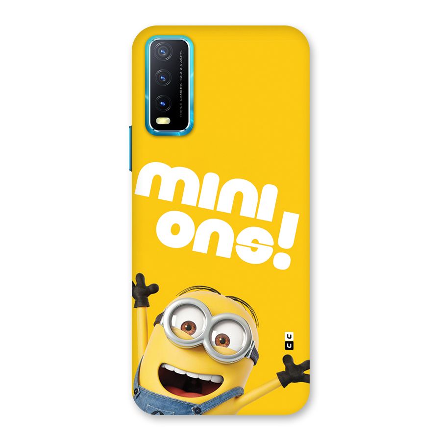 Happy Minion Back Case for Vivo Y20A