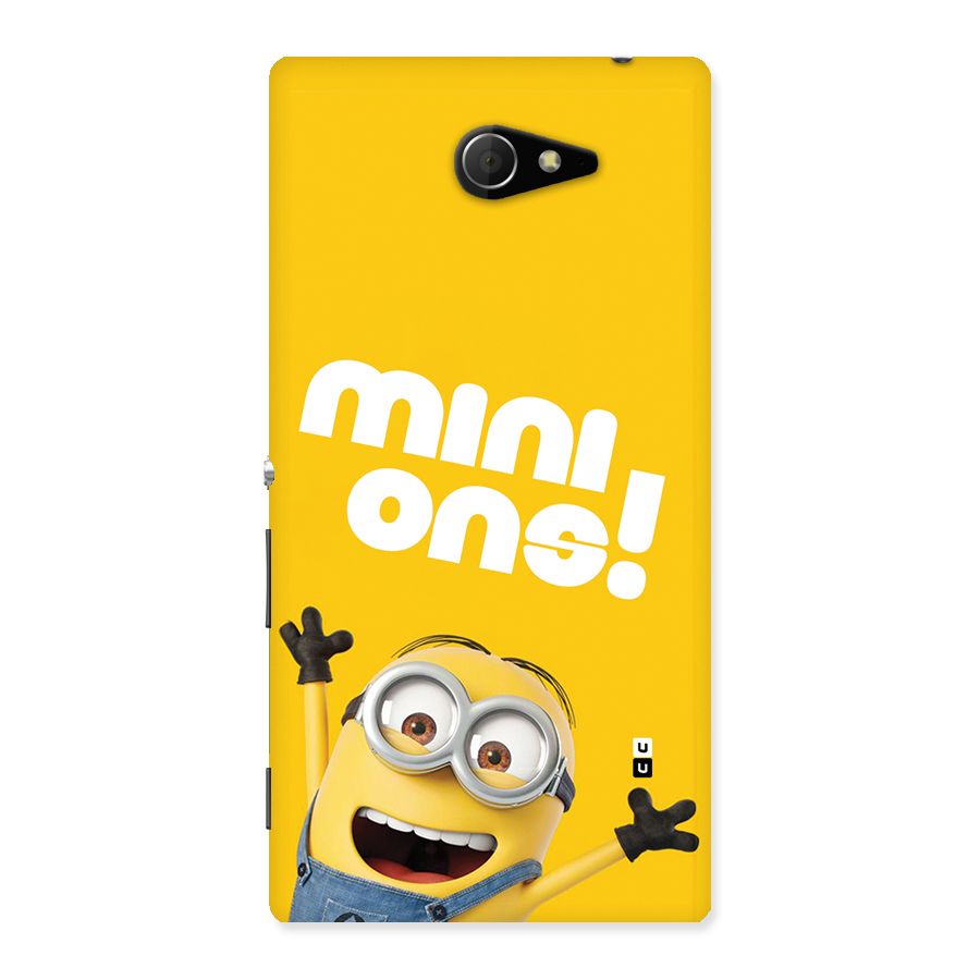 Happy Minion Back Case for Xperia M2