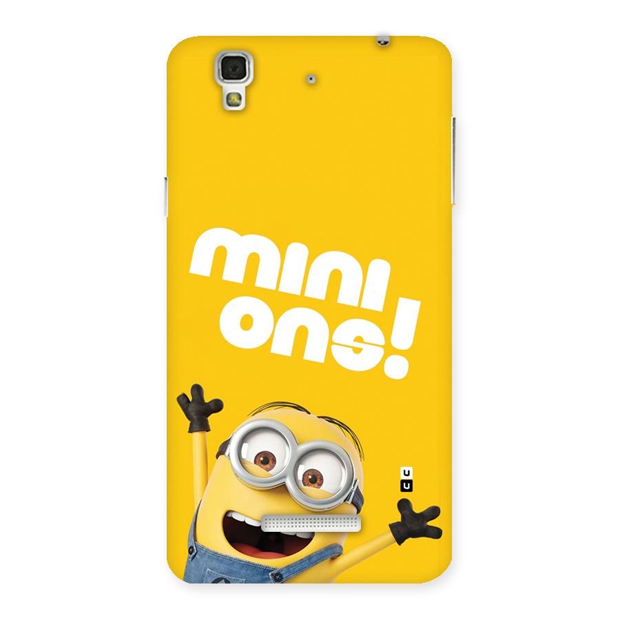Happy Minion Back Case for Yureka