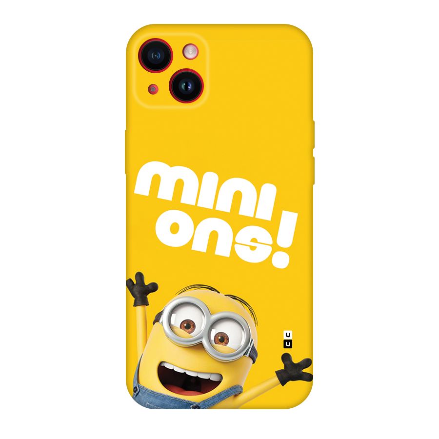 Happy Minion Back Case for iPhone 14 Plus
