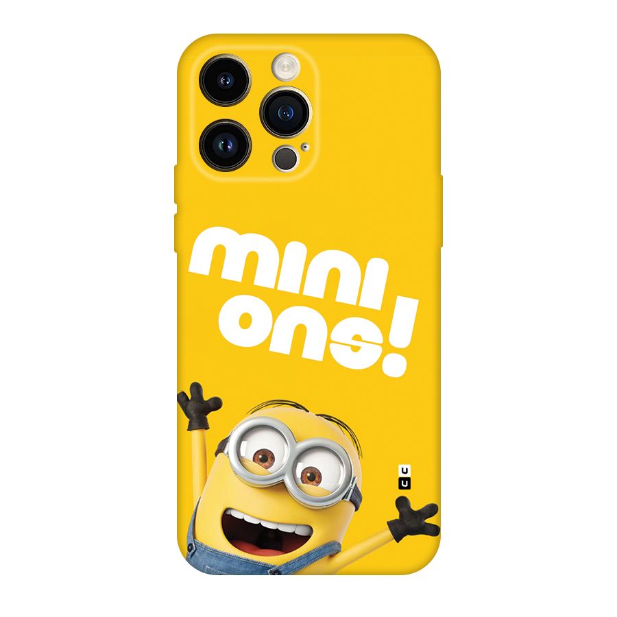 Happy Minion Back Case for iPhone 14 Pro Max