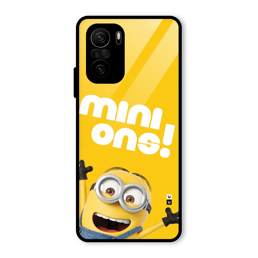 Happy Minion Glass Back Case for Mi 11X Pro