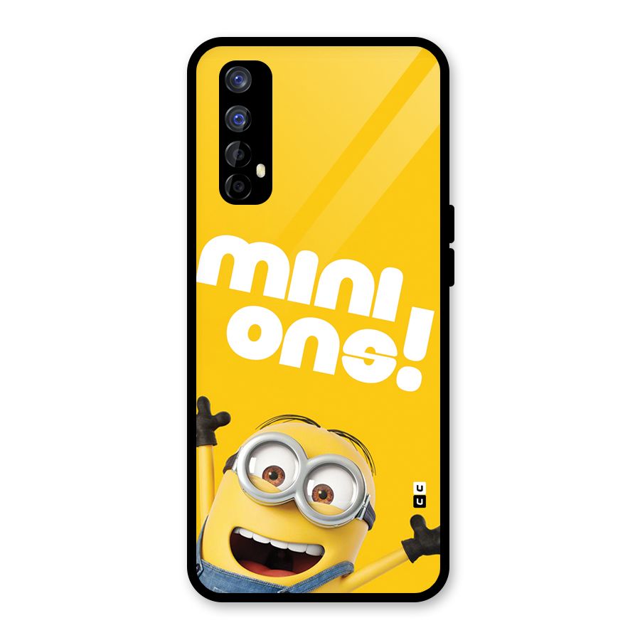 Happy Minion Glass Back Case for Realme Narzo 20 Pro