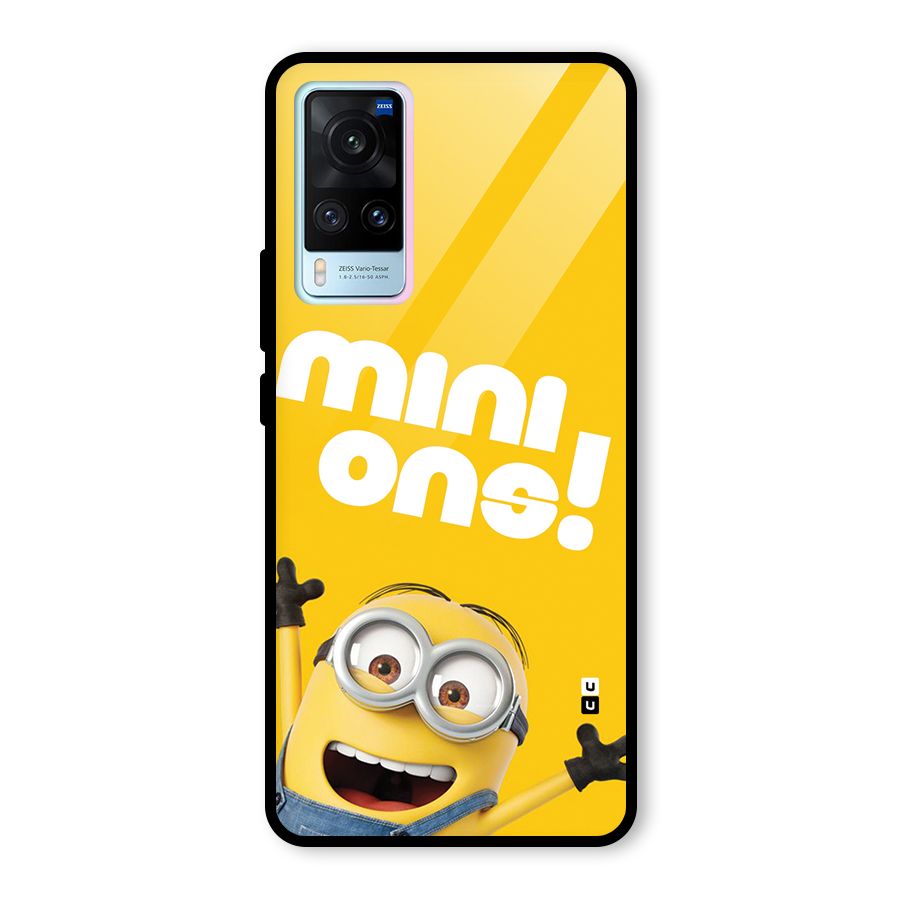 Happy Minion Glass Back Case for Vivo X60