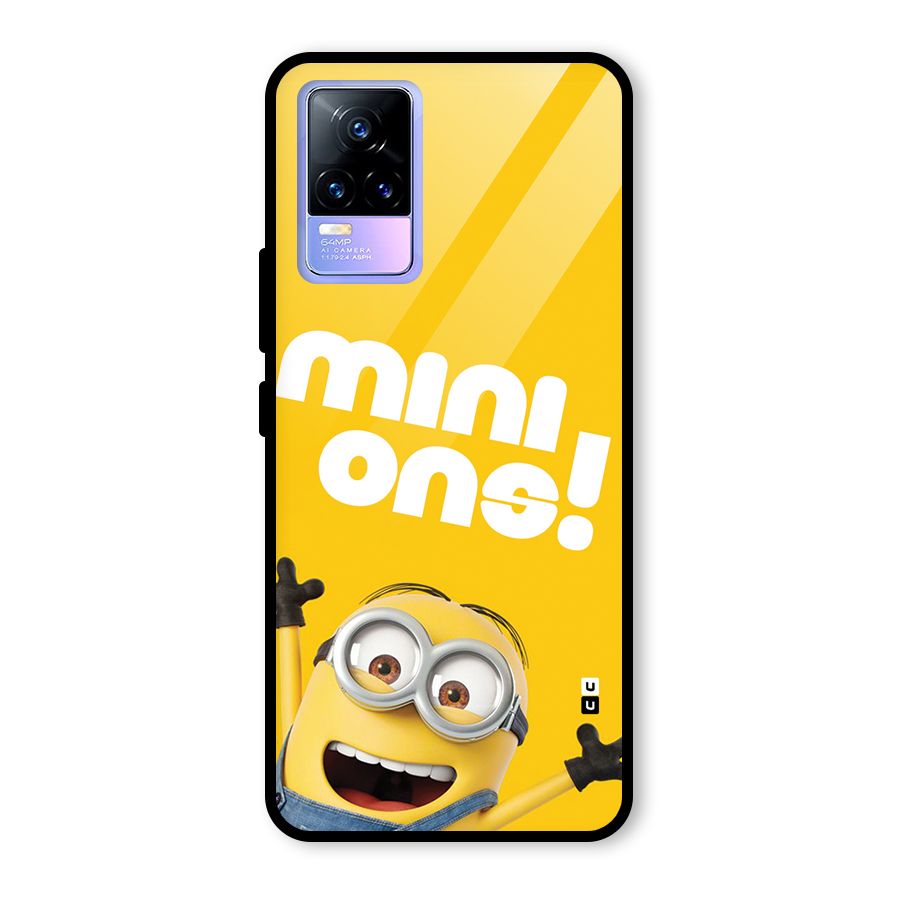 Happy Minion Glass Back Case for Vivo Y73