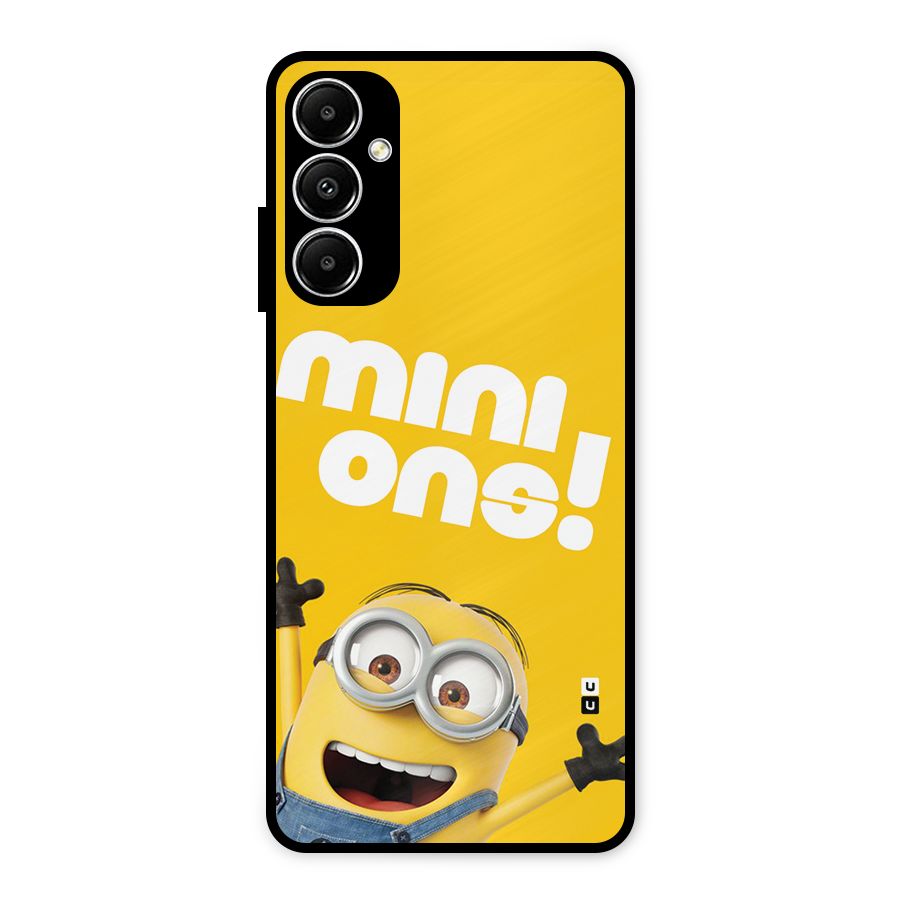 Happy Minion Metal Back Case for Galaxy A05s