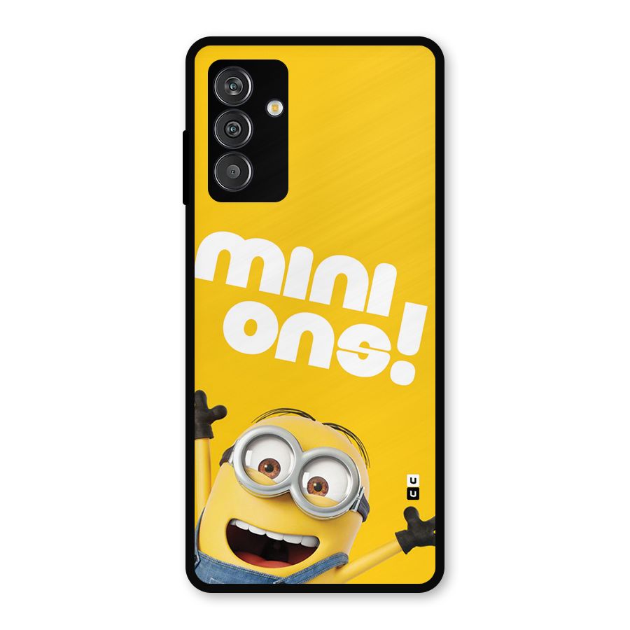 Happy Minion Metal Back Case for Galaxy F13