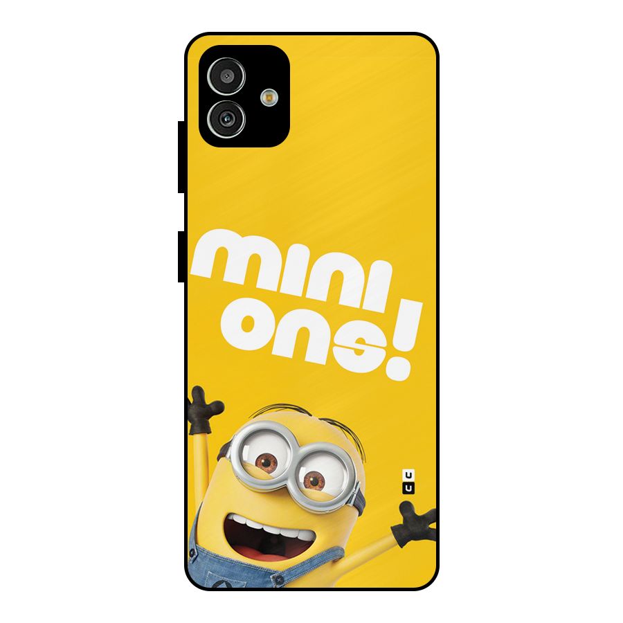 Happy Minion Metal Back Case for Galaxy M13 5G