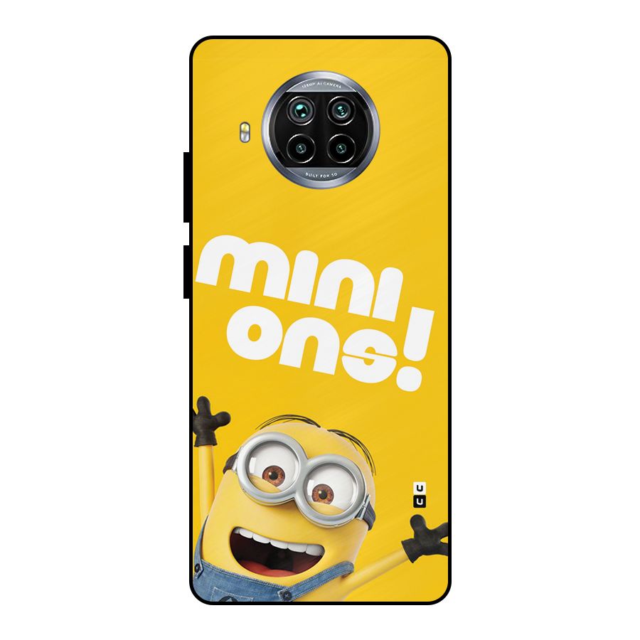 Happy Minion Metal Back Case for Mi 10i