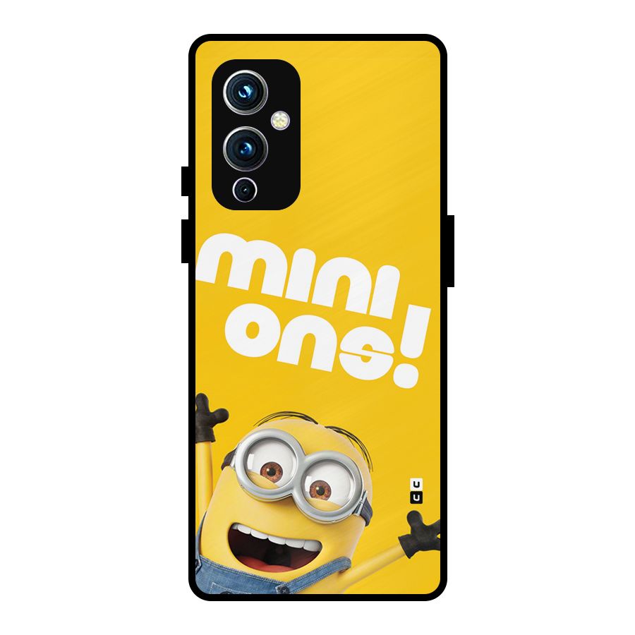 Happy Minion Metal Back Case for OnePlus 9