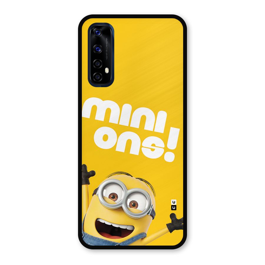 Happy Minion Metal Back Case for Realme 7