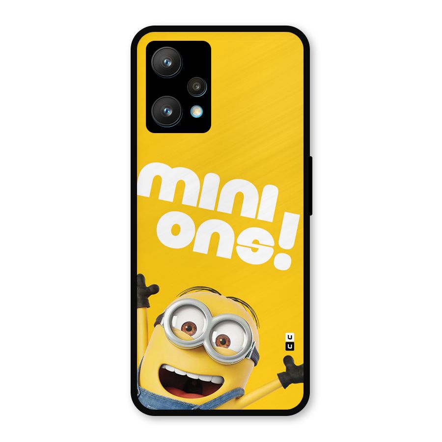 Happy Minion Metal Back Case for Realme 9 Pro Plus 5G