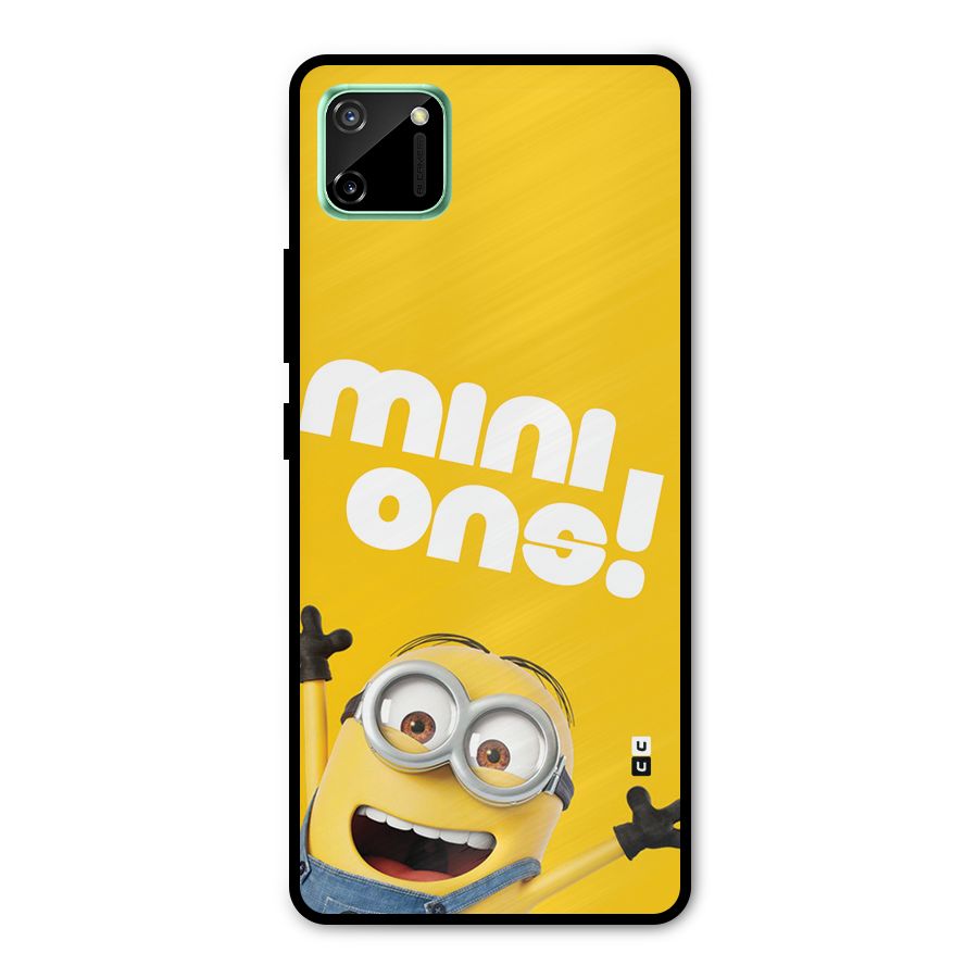 Happy Minion Metal Back Case for Realme C11