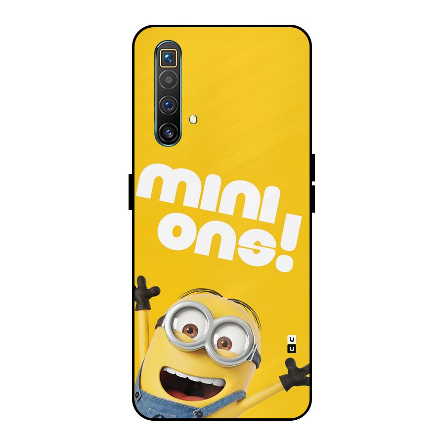 Happy Minion Metal Back Case for Realme X3