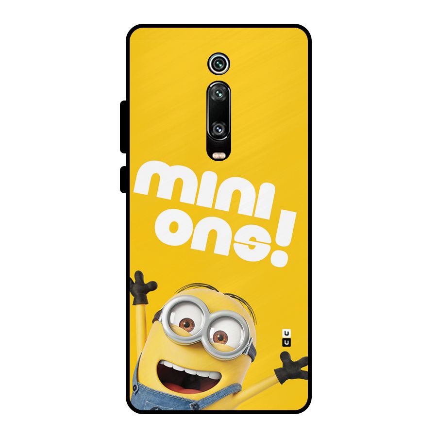 Happy Minion Metal Back Case for Redmi K20