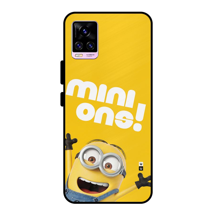 Happy Minion Metal Back Case for Vivo V20 Pro