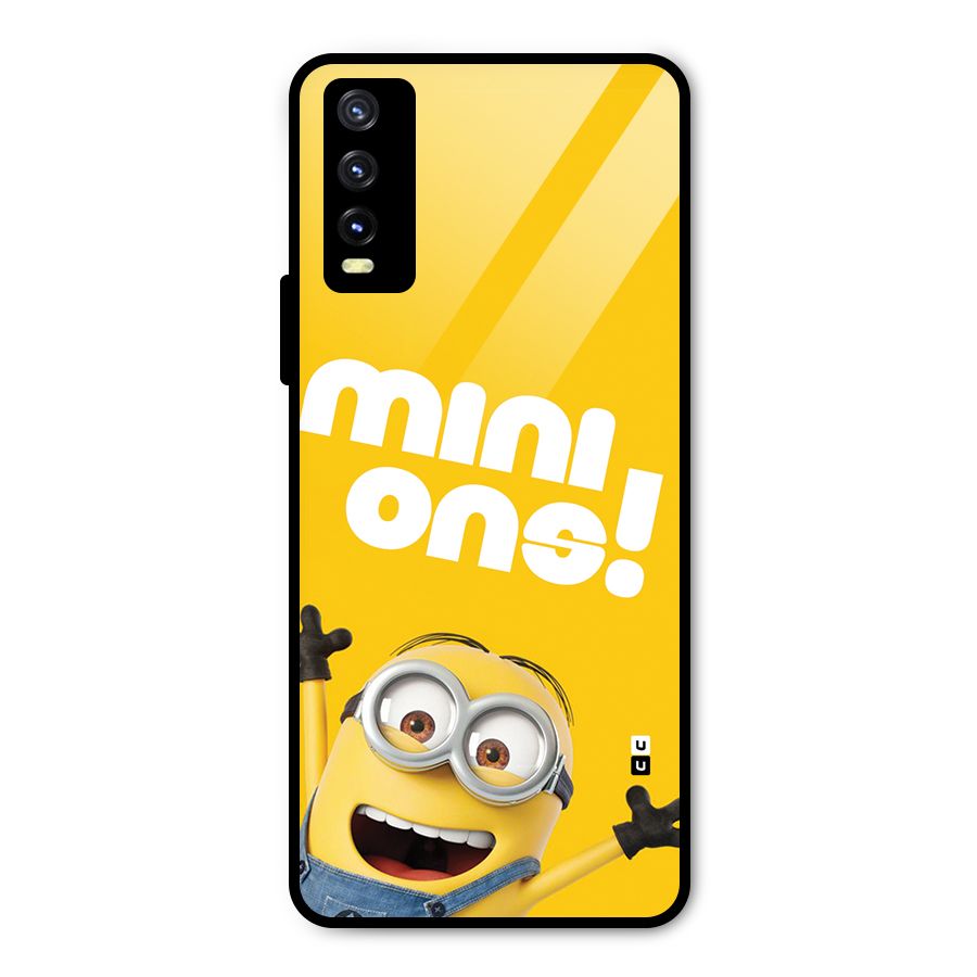 Happy Minion Metal Back Case for Vivo Y20