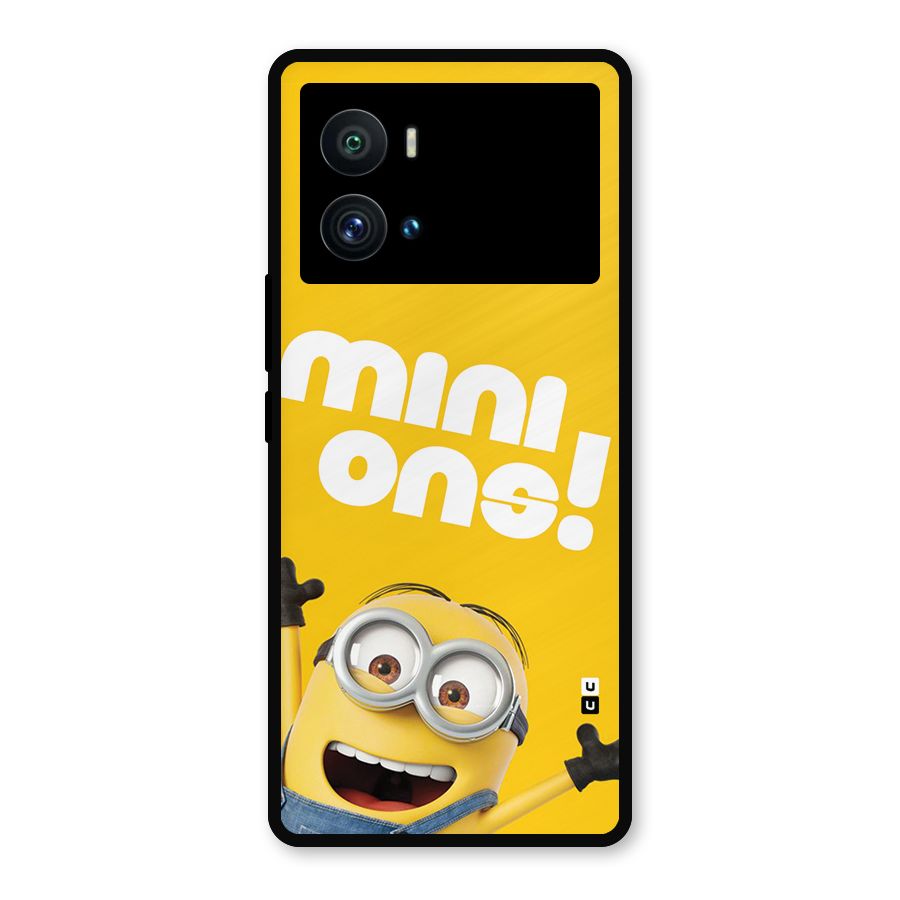Happy Minion Metal Back Case for iQOO 9 Pro