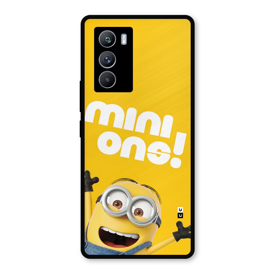 Happy Minion Metal Back Case for iQOO 9 SE