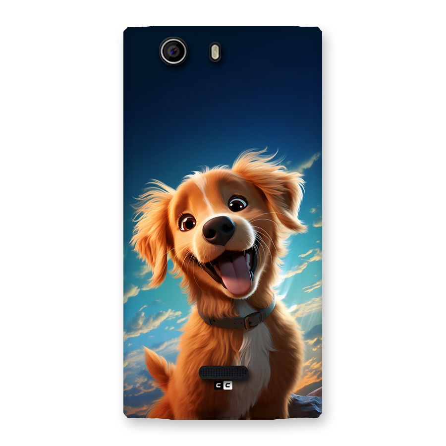 Happy Puppy Back Case for Canvas Nitro 2 E311