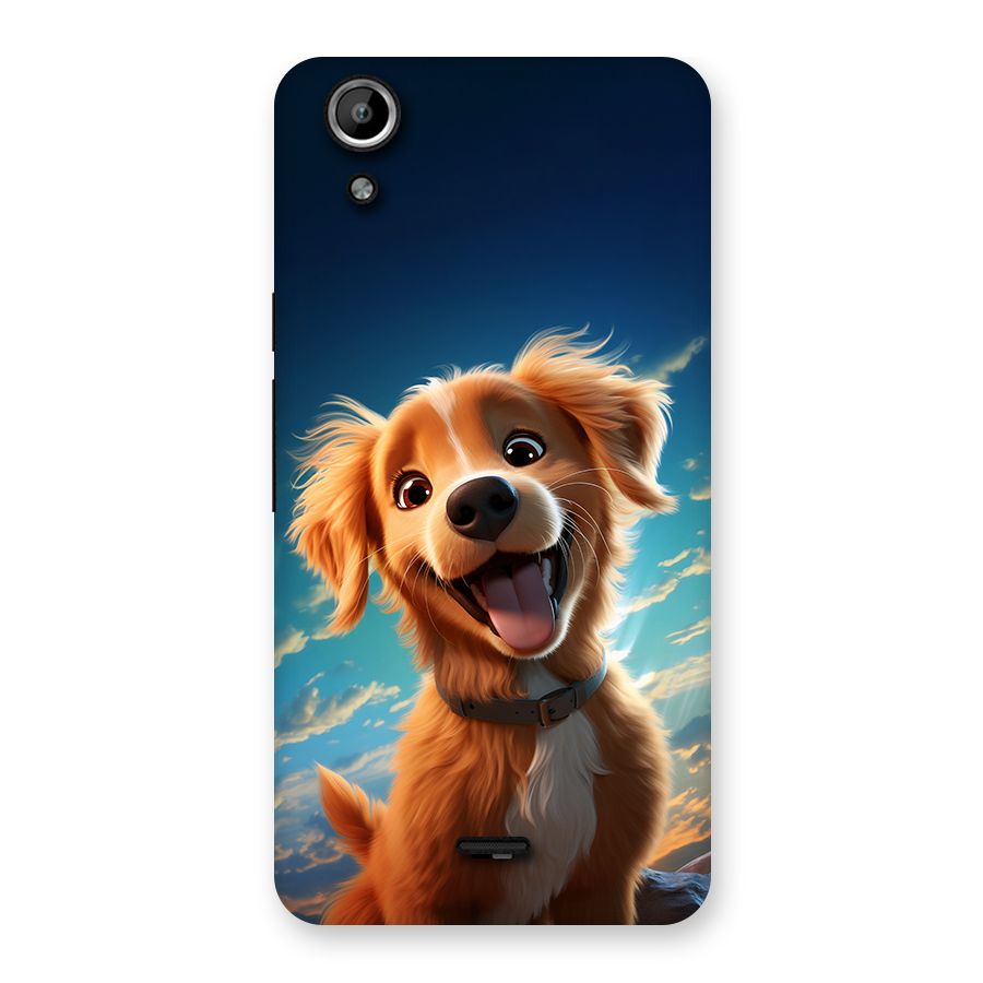 Happy Puppy Back Case for Canvas Selfie Lens Q345