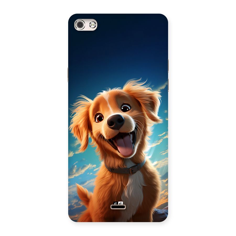 Happy Puppy Back Case for Canvas Silver 5