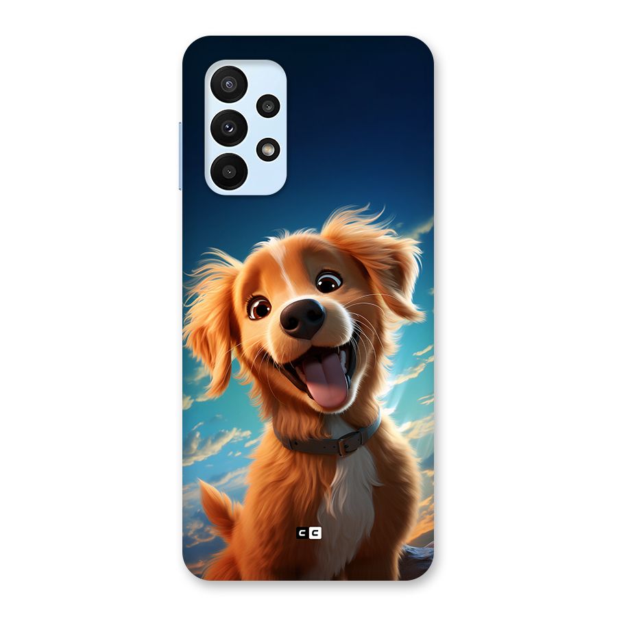Happy Puppy Back Case for Galaxy A23