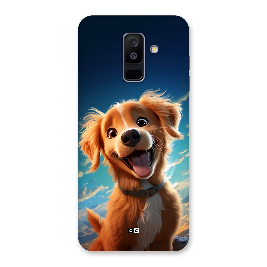 Happy Puppy Back Case for Galaxy A6 Plus