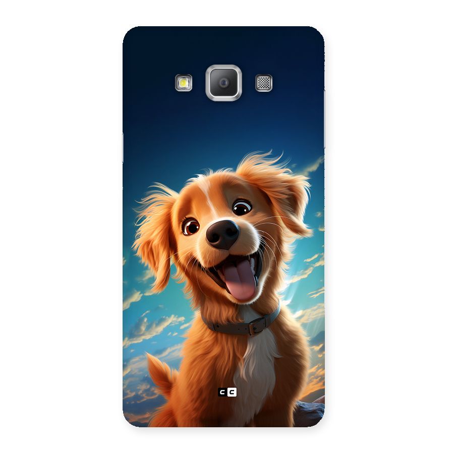 Happy Puppy Back Case for Galaxy A7