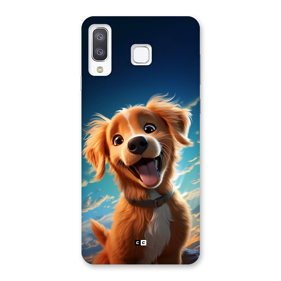 Happy Puppy Back Case for Galaxy A8 Star