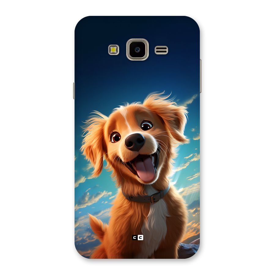 Happy Puppy Back Case for Galaxy J7 Nxt