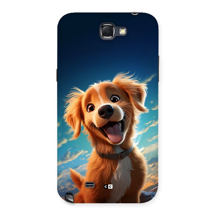 Happy Puppy Back Case for Galaxy Note 2