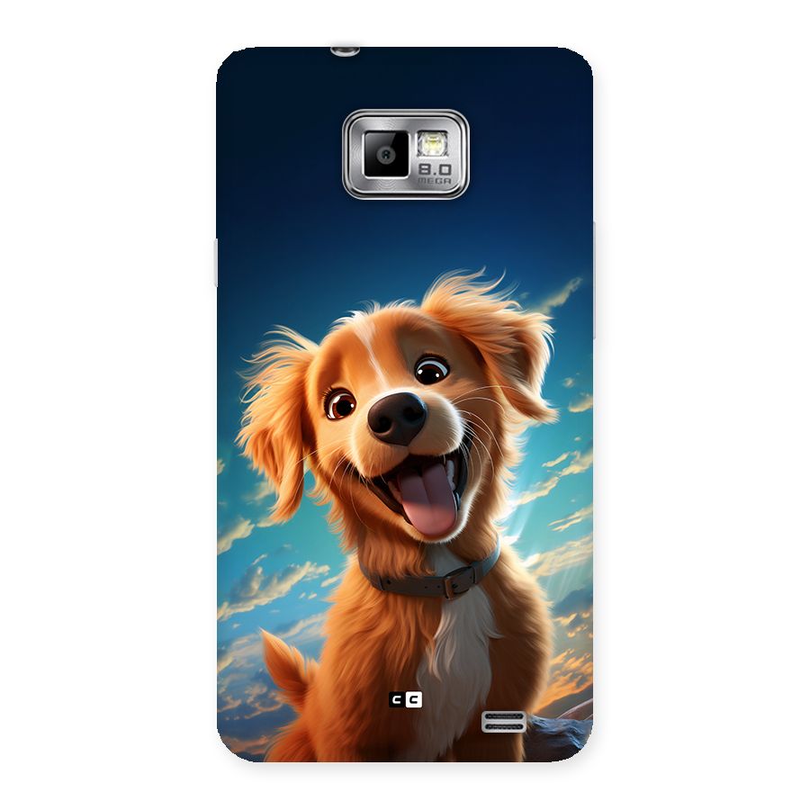 Happy Puppy Back Case for Galaxy S2