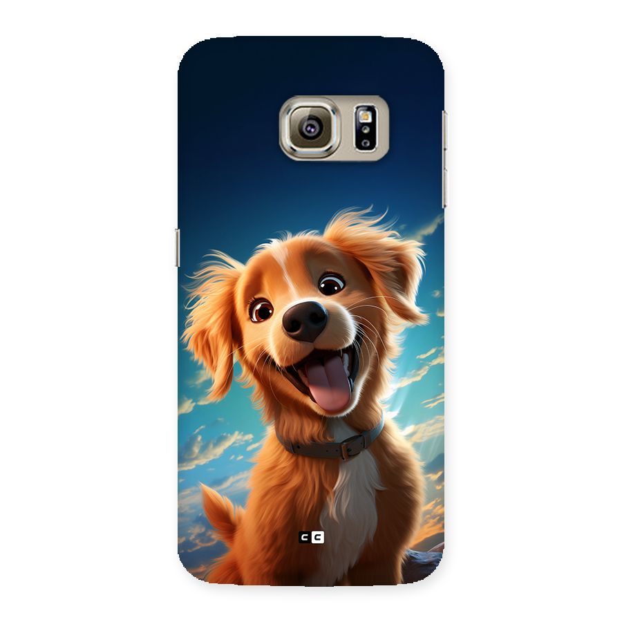 Happy Puppy Back Case for Galaxy S6 edge